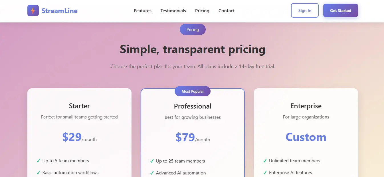 Web Design 2 - Screenshot C